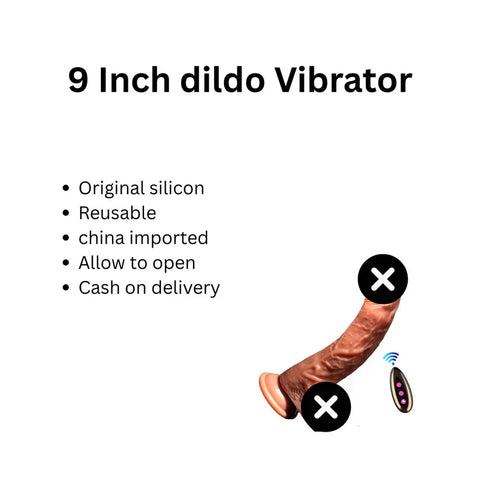 9 Inch Dildo Vibrator